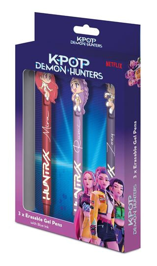 K-POP Demon Hunters Erasable Gel Pen 3 Pack (WSL)