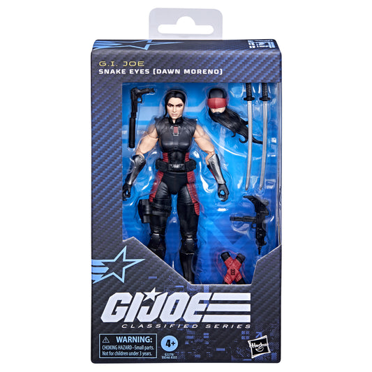 G.I. Joe Classified Series #197. Snake Eyes (Dawn Moreno) Action Figure
