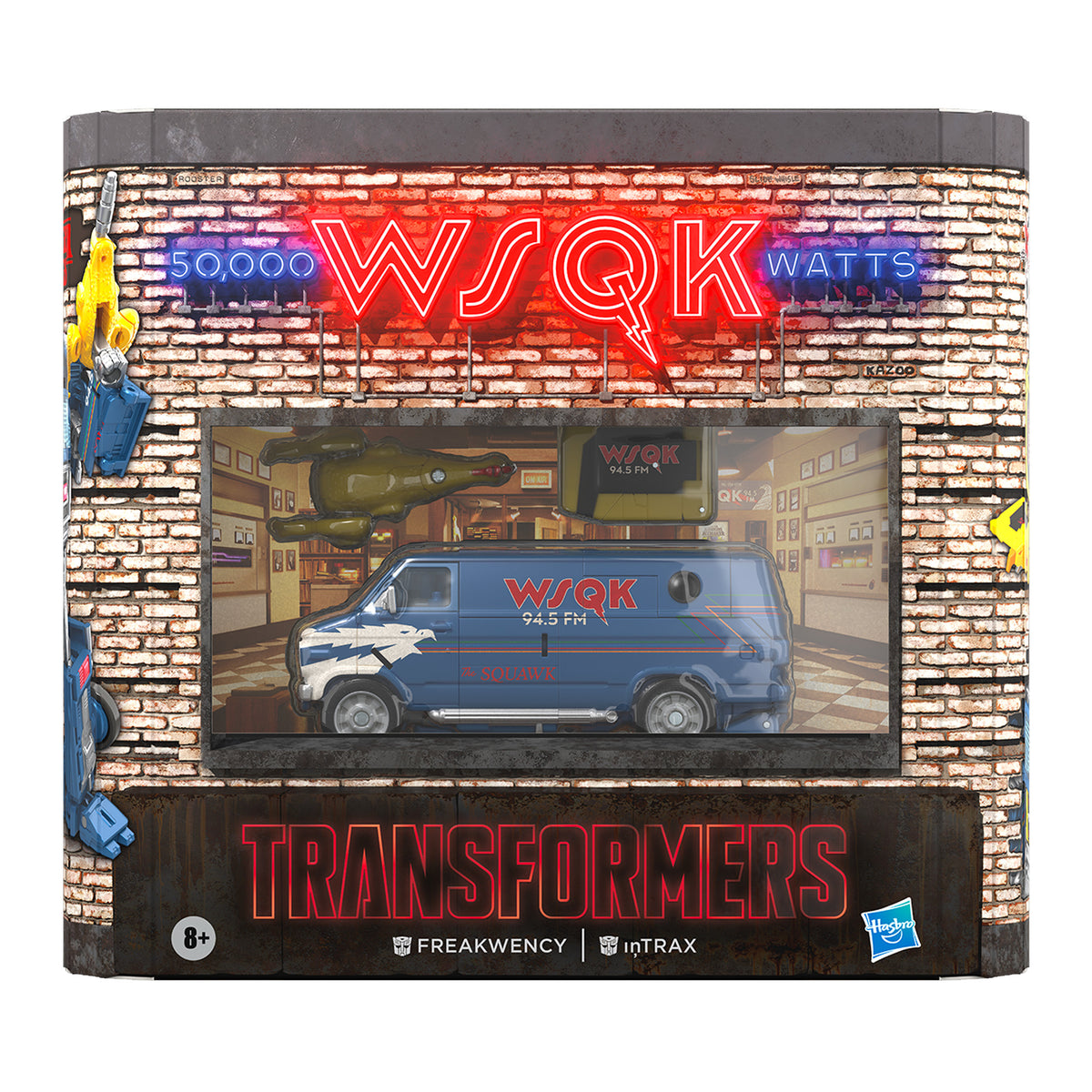Transformers Stranger Things Freakwency and 8-Trax