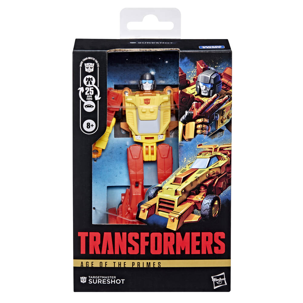 Transformers Age of the Primes Deluxe Class Targetmaster Sureshot