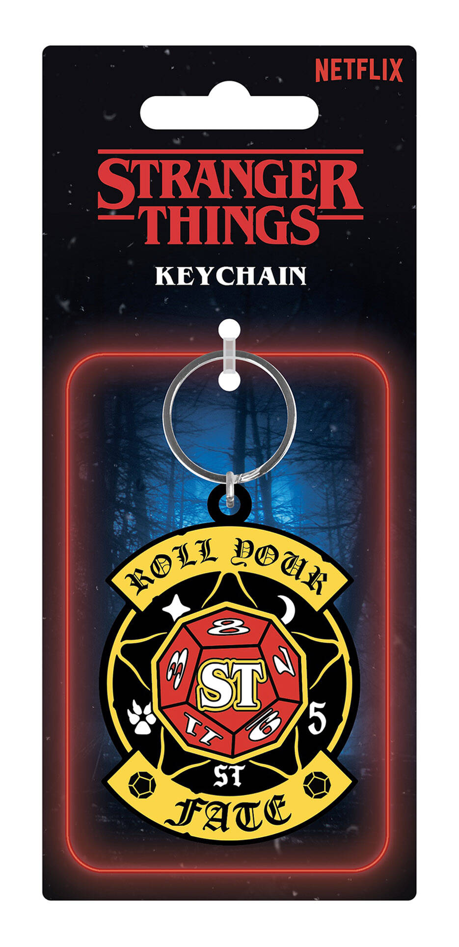 Stranger Things - Dice - Spinner Keyring