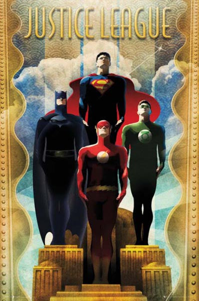 DC Comics - Team Art Deco Poster (610 x 915)