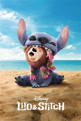 Lilo & Stitch - Beach Poster (610 x 915)