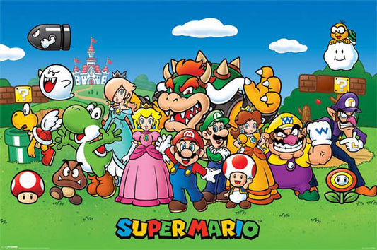 Super Mario - Characters Poster (610 x 915)
