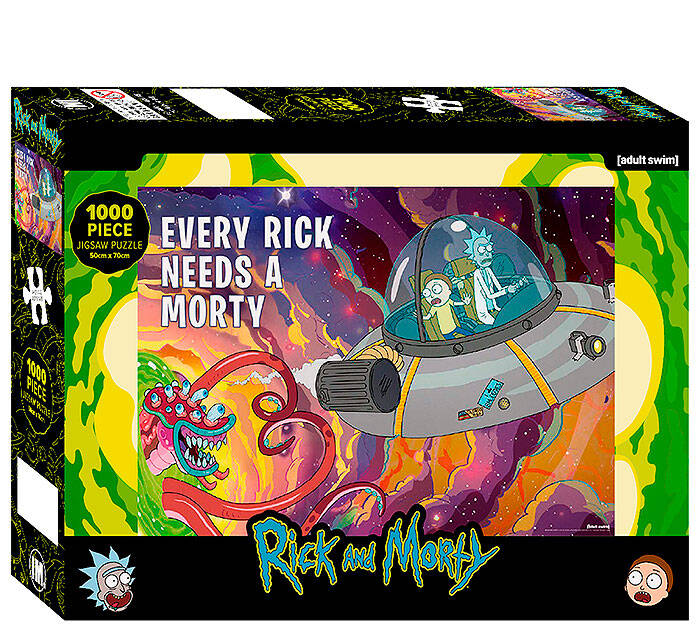 Rick and Morty Space Portal - 1,000pc Puzzle