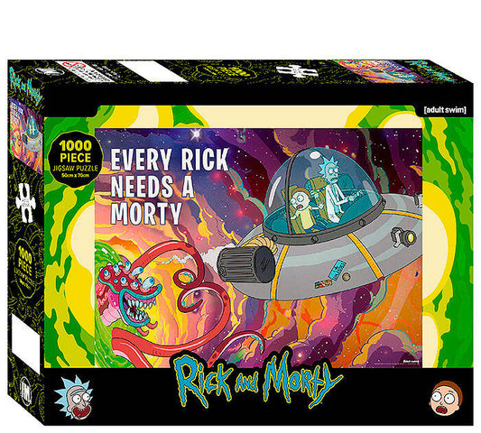 Rick and Morty Space Portal - 1,000pc Puzzle