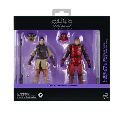Star Wars The Black Series Luke Skywalker (Imperial Guard) & Princess Leia Organa (Boushh)