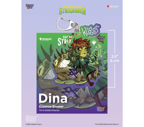 Gatherers' Tavern KLIGGS Keychain - Dina (MTG Secrets Of Strixhaven)