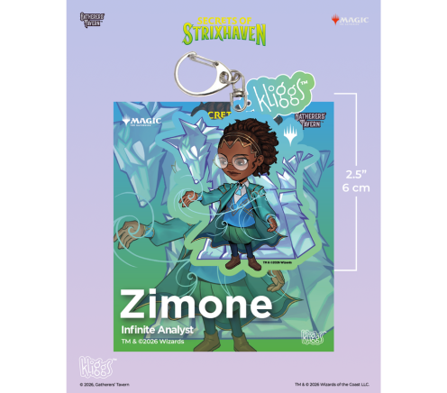 Gatherers' Tavern KLIGGS Keychain - Zimone (MTG Secrets Of Strixhaven)