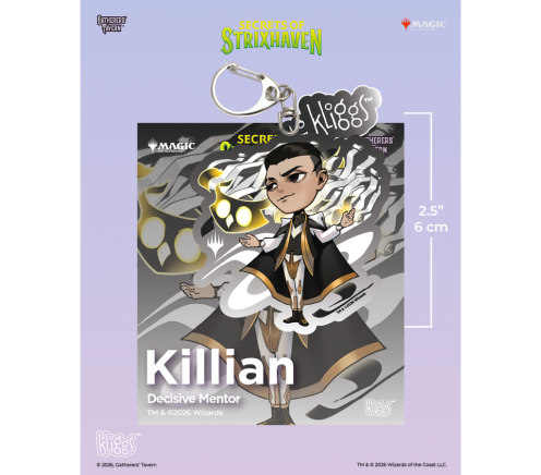 Gatherers' Tavern KLIGGS Keychain - Killian (MTG Secrets Of Strixhaven)