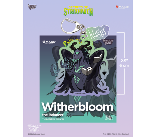 Gatherers' Tavern KLIGGS Keychain - Witherbloom (MTG Secrets Of Strixhaven)