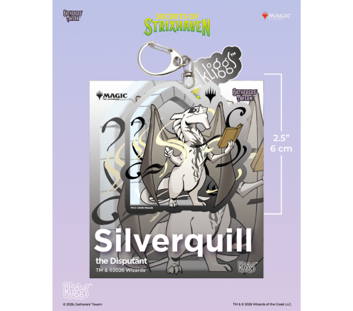 Gatherers' Tavern KLIGGS Keychain - Silverquill (MTG Secrets Of Strixhaven)