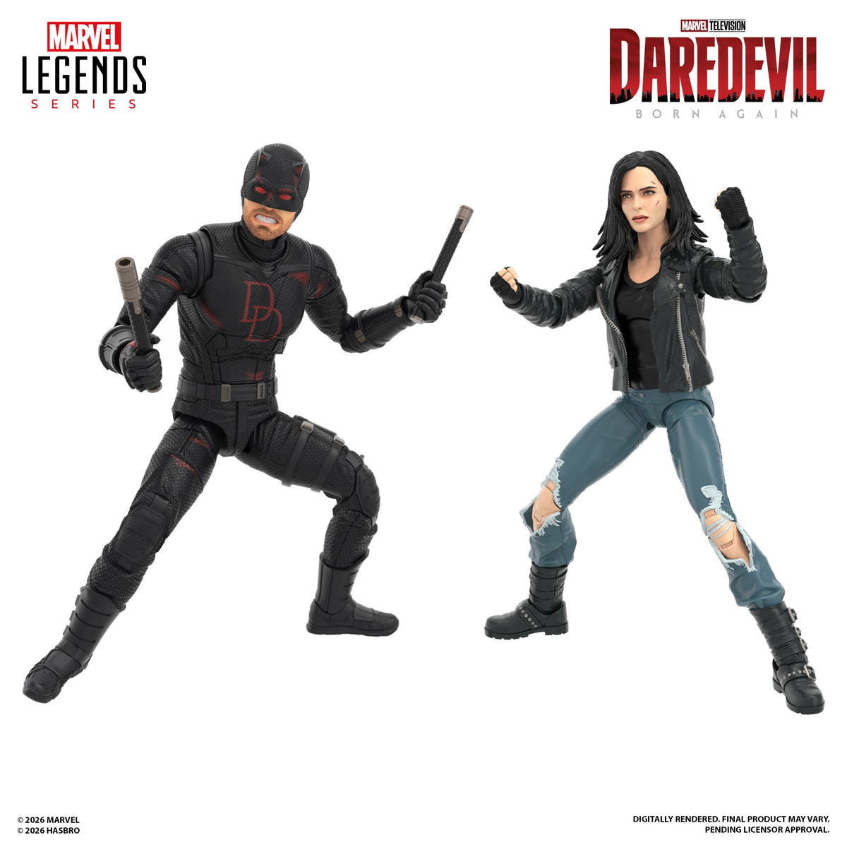 Marvel Legends Series Daredevil: Born Again Daredevil & Jessica Jones