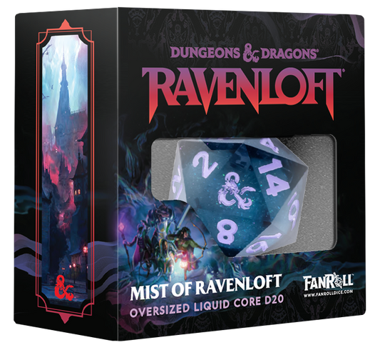 MDG: D&D Mists of Ravenloft Oversized Liquid Core D20