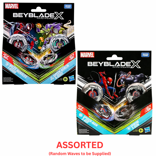 Beyblade x Marvel Collab Assortment (Random Waves Supplied)