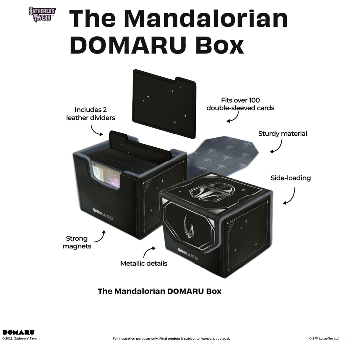 Gatherers' Tavern DOMARU Deck Box - The Mandalorian (Star Wars)