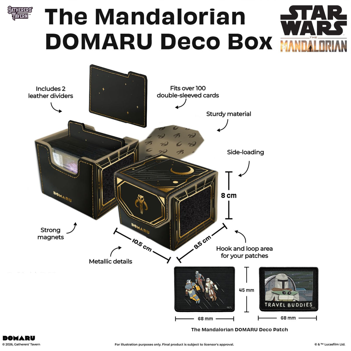 Gatherers' Tavern DOMARU Deco Deck Box - The Mandalorian (Star Wars)