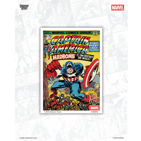 Gatherers' Tavern DOMARU Sleeves - Regular Fit (66mm x 91.5mm) - Captain America (MTG Marvel Super Heroes)