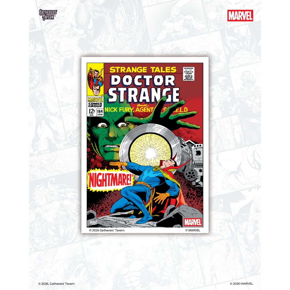 Gatherers' Tavern DOMARU Sleeves - Regular Fit (66mm x 91.5mm) - Doctor Strange (MTG Marvel Super Heroes)