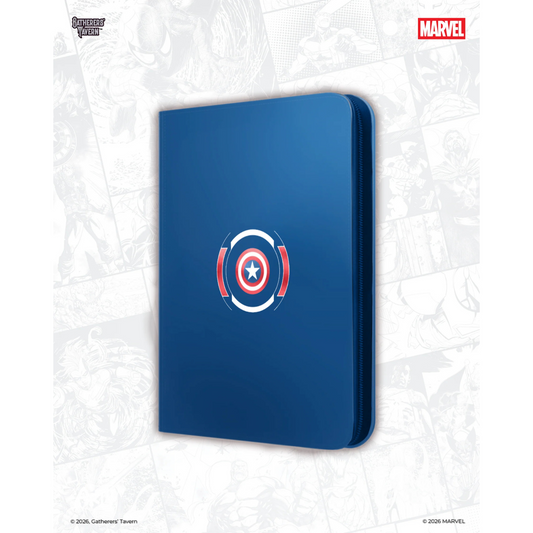 Gatherers' Tavern DOMARU 9 Pocket Binder - Captain America (MTG Marvel Super Heroes)