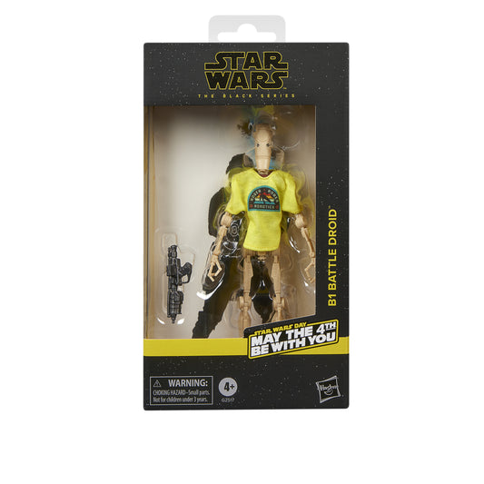 Star Wars The Black Series B1 Battle Droid May the 4th Be With You