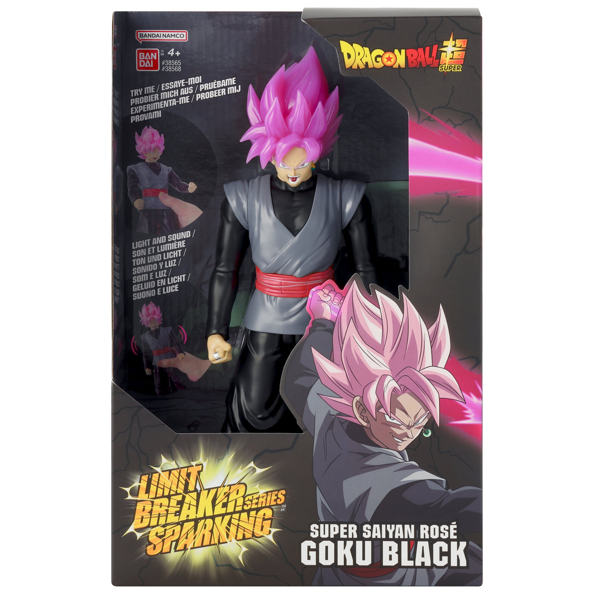 Bandai Toys - Dragon Ball Limit Breaker Sparking - Super Saiyan Rose Goku Black