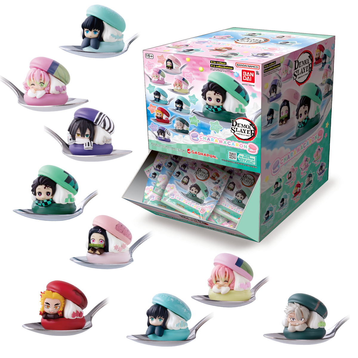 Bandai Toys - Demon Slayer Chara Macaron (Blind) (Randomly Assorted Waves) (WSL)