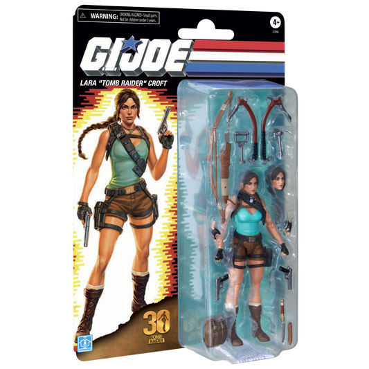 G.I. Joe Classified Series Retro Cardback Collaborative Lara Croft TOMB RAIDER (On Manual Allocation, Limited Stock Available)