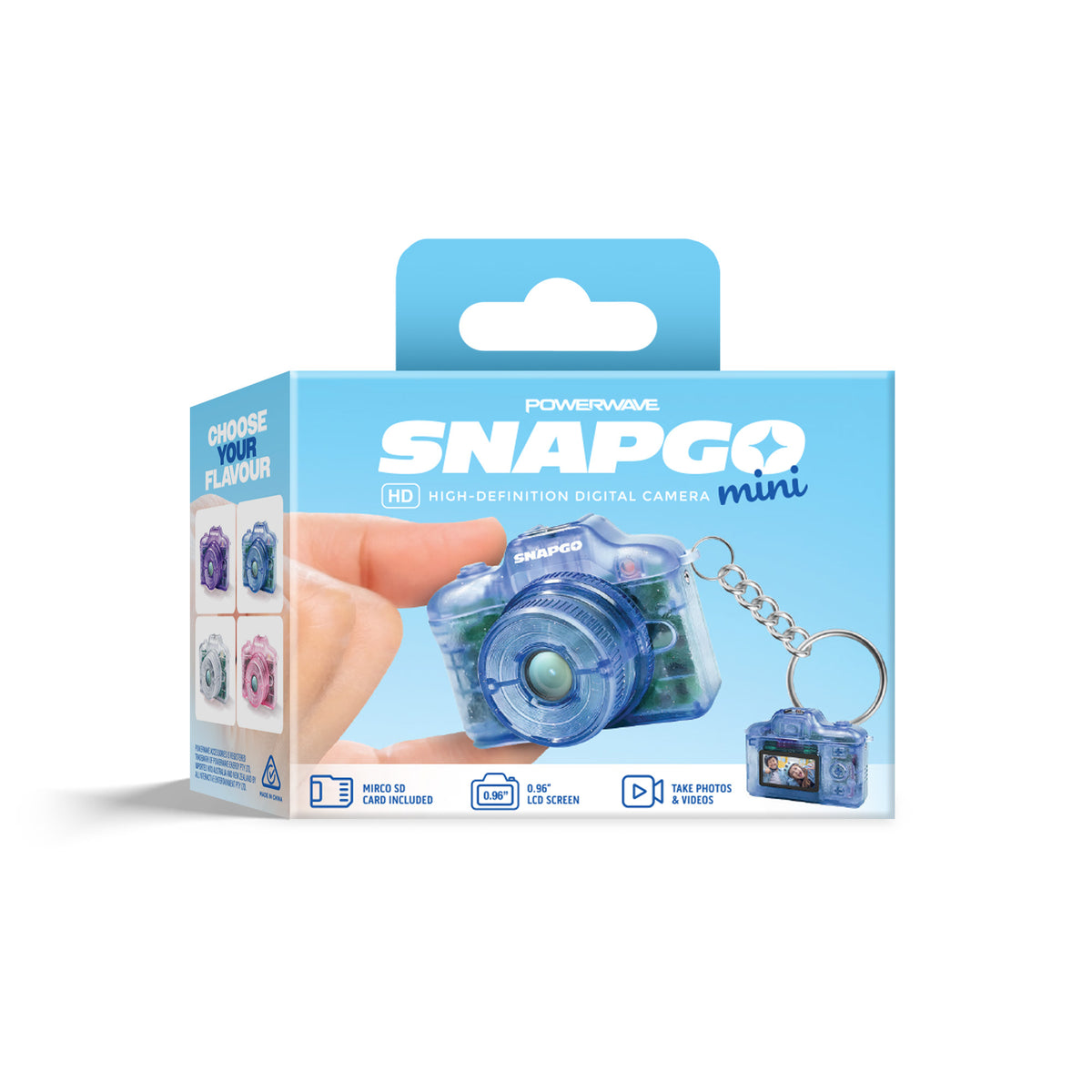 Powerwave SnapGo Mini Camera - Baby Blue