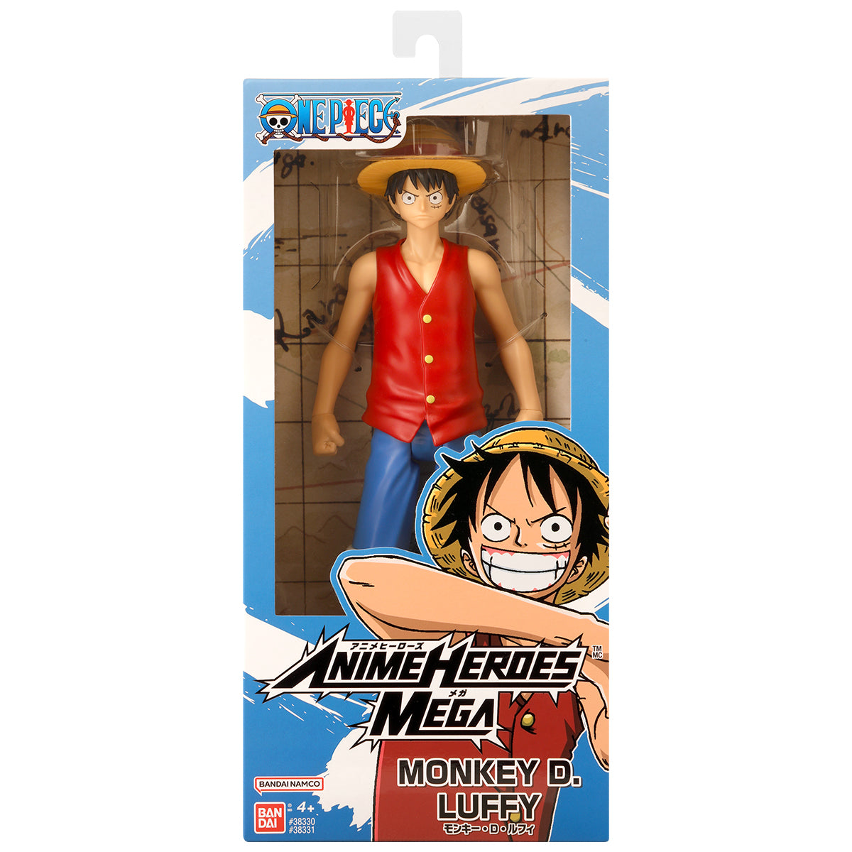 Bandai Toys - Anime Heroes Mega One Piece - Monkey D. Luffy