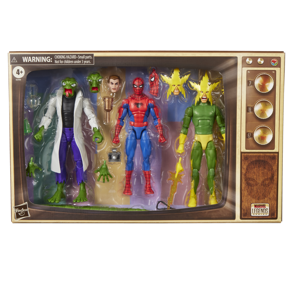 Marvel Legends Series Spider-Man, Marvel's Lizard, & Marvel's Electro (On Manual Allocation, Limited Stock Available)