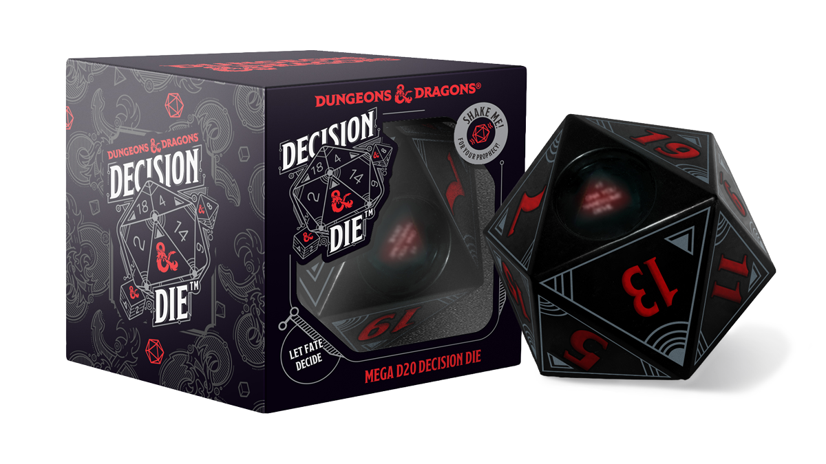 DUNGEONS AND DRAGONS DECISION D20: MEGA D20 DECISION DIE
