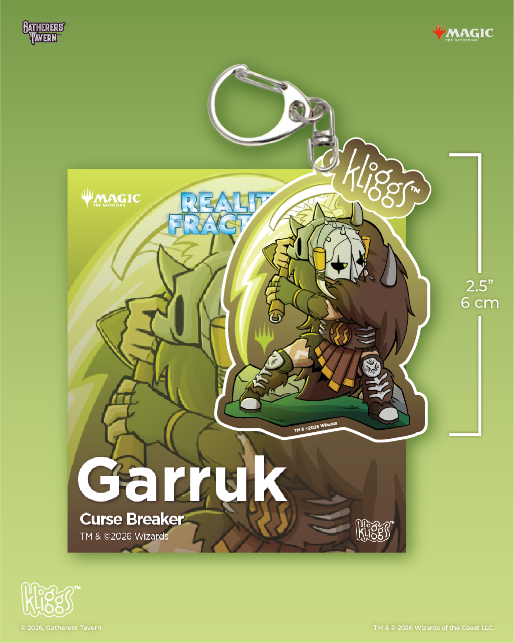 Gatherers' Tavern - Kliggs Keychain - Garruk Curse Breaker (Reality Fracture)