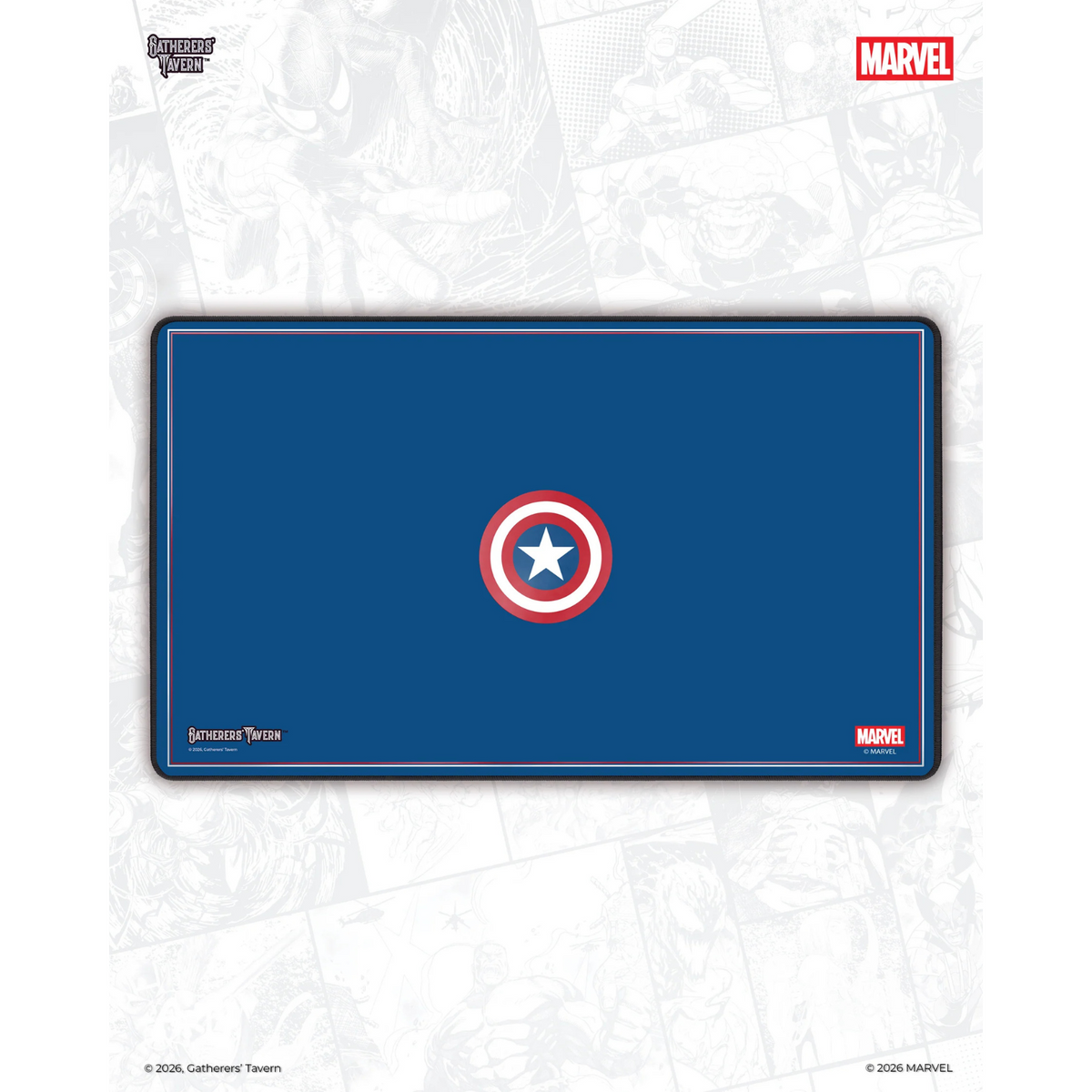 Gatherers' Tavern DOMARU Playmat - Captain America (MTG Marvel Super Heroes)