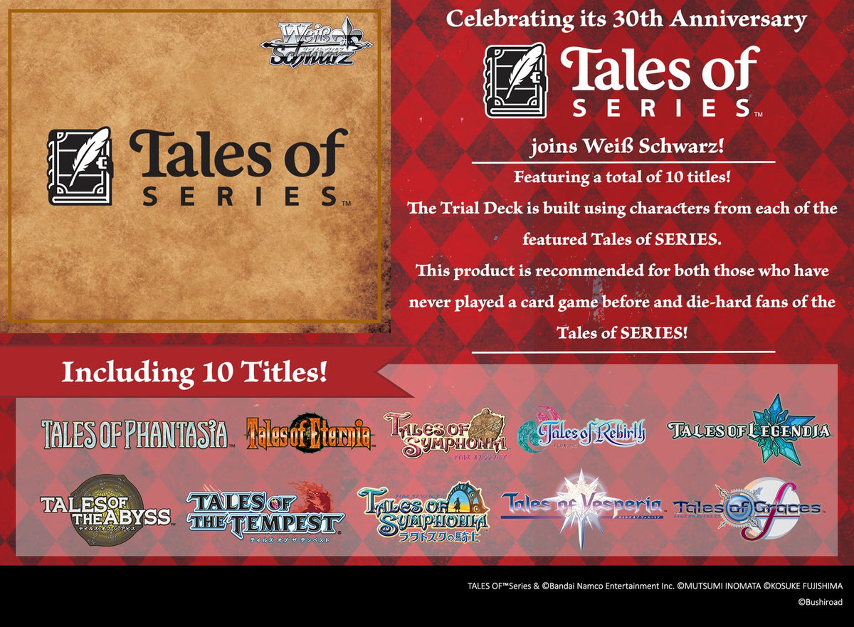 [Weiss Schwarz] Tales of SERIES - Trial Deck Display Box