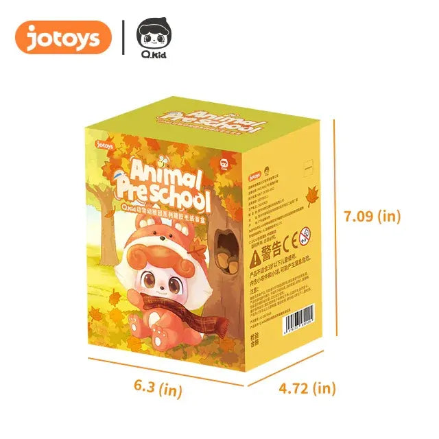 [Jotoys] QKID Animal Preschool Blind Box Series Plush - 6pcs
