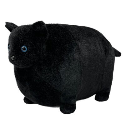 Fat Cat Plushie - Black