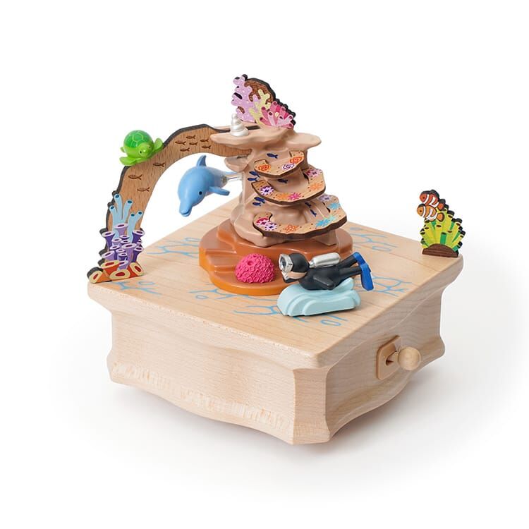 Coral Reef Diving - Exclusive Music Round & Round Music Box