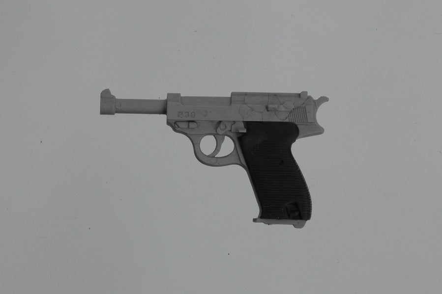 Hand Gun Erasers - Silver (50 pcs/bag)