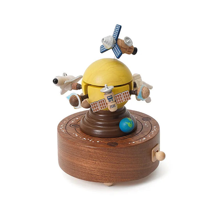 Space Exploration - Double Around Up and Down Music Box