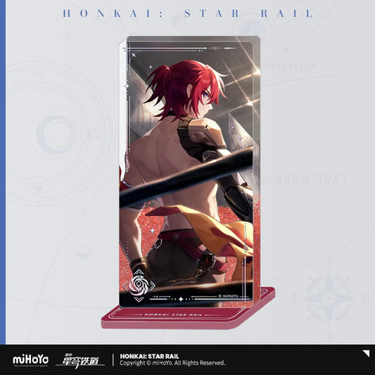 Light Cones Series Acrylic Quicksand Stand - Luka, Resolution Shines As Pearls of Sweat