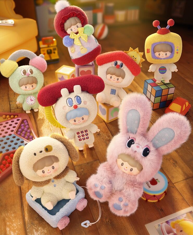 [FINDING UNICORN] zZoton Happy Childhood Series Plush Blind Box - 6pcs