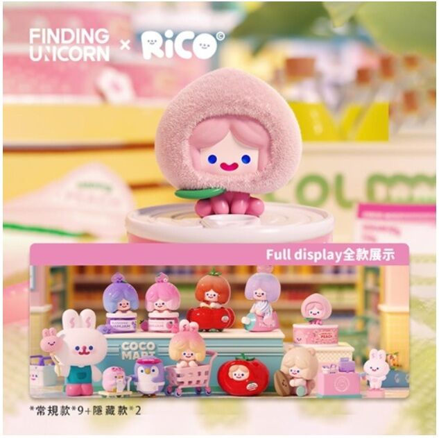 [FINDING UNICORN] RiCO co-co MART Blind Box - 9pcs