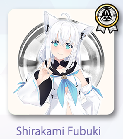 [hololive OFFICIAL CARD GAME] hSD14e Live Start Deck Shirakami Fubuki - Start Deck White Display Box