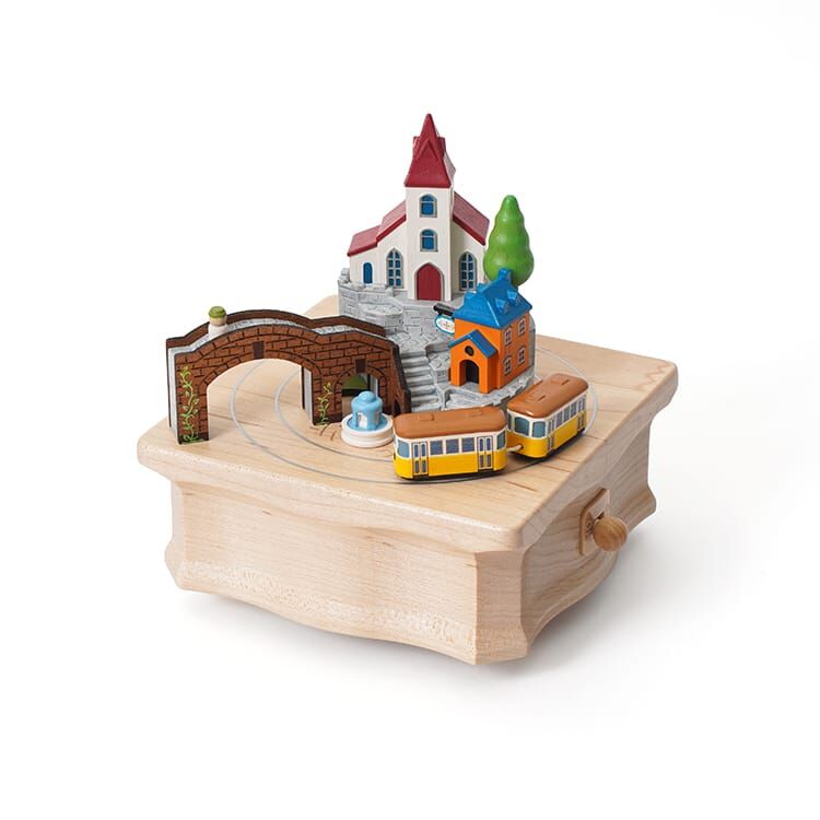Town Train - Exclusive Music Round & Round Music Box