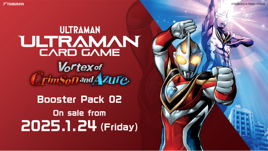 [Ultraman Card Game] BP02 - Vortex of Crimson and Azure - Booster Box