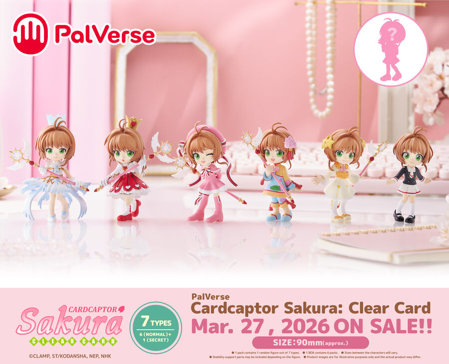 [PalVerse] CARDCAPTOR SAKURA CLEAR CARD Blind Box - 6pcs