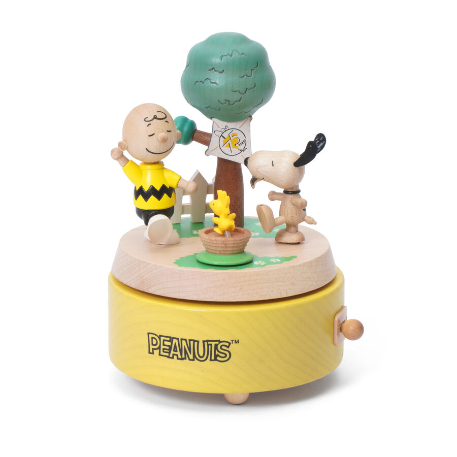 Snoopy 75th (Snoopy & Charlie Brown) - Multi Rotate Music Box