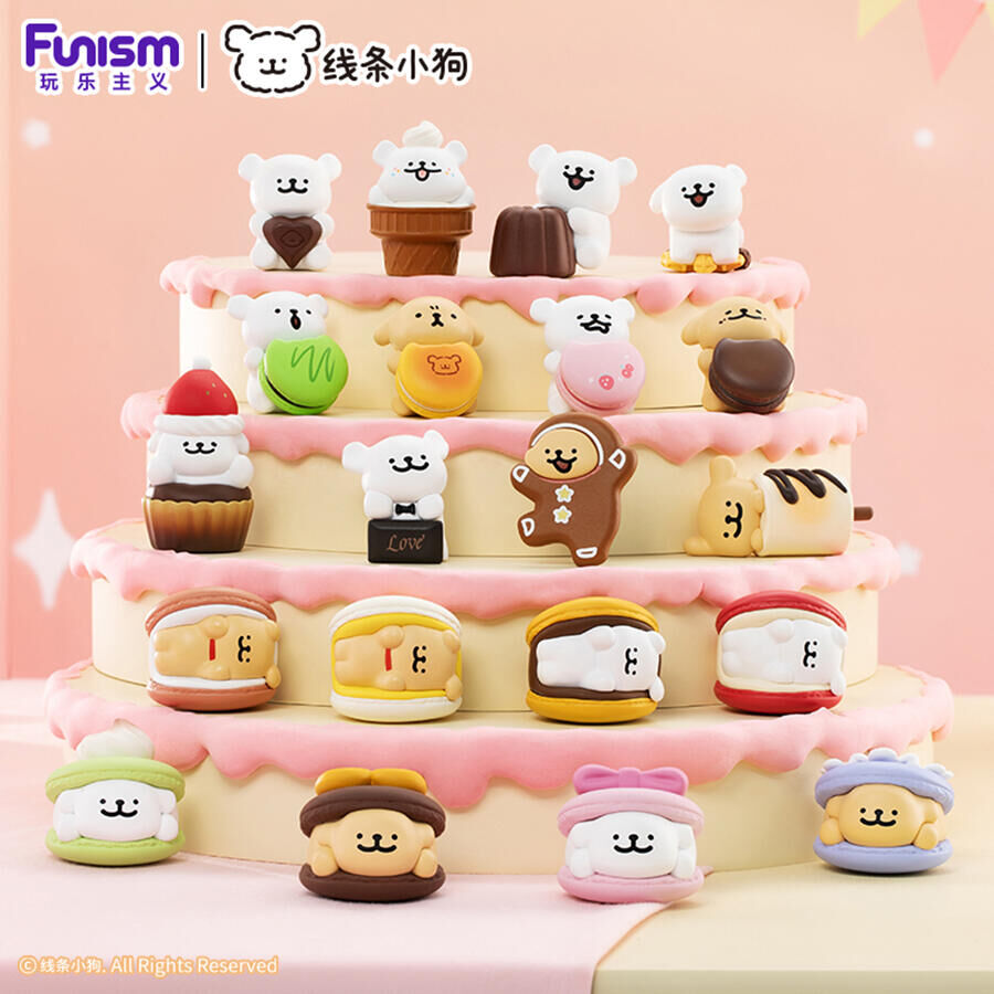 [FUNISM] Maltese Sweet Box Series Puppy Face Blind Box - 6pcs