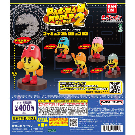 [ Gashapon - 26004 ] PAC-MAN WORLD2 Re-PAC FIGURE COLLECTION 02 - 30 pcs